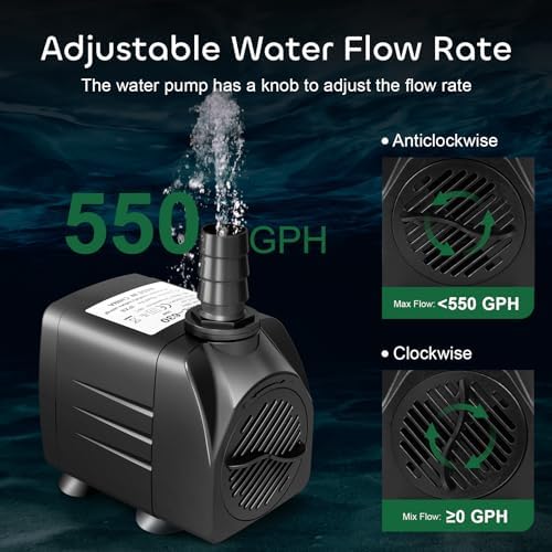 Submersible pump motor with three interchangeable nozzle attachments