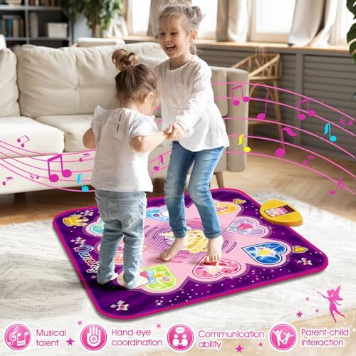 Children playing on Kizzyea music dancing pad