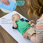 Side profile of Childrens Factory baby changing table pad
