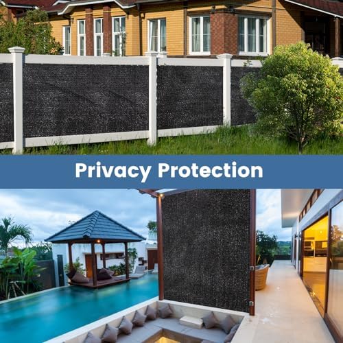 Durable outdoor sun protection mesh layout showing twenty four inch grommet spacing