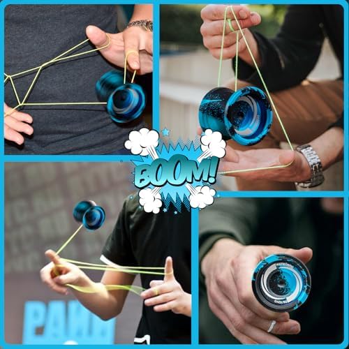 Watieoboo R8 yoyo set with replacement strings and finger glove.