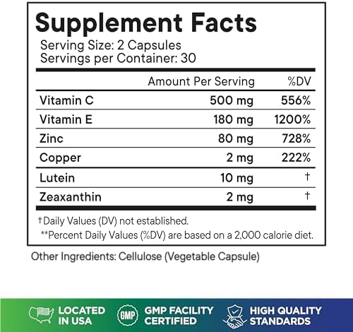 Superfood MD eye vitamin 120 capsules pack of 2 premium imported supplement