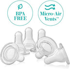 Authentic Evenflo classic medium flow silicone nipples for three months plus