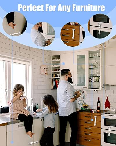 Strong three M adhesive pads on the back of a toddler proof freezer latch