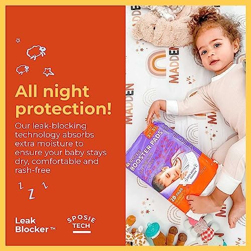 Select Kids Sposie booster pads showing adhesive strip feature