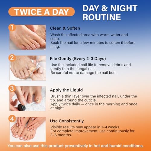 Topical antifungal treatment for fingernails and toenails imported from USA.