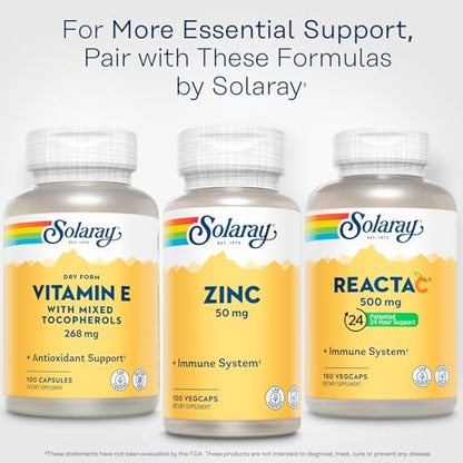 Lab verified non GMO Solaray Vitamin E supplement bottle for gentle digestion