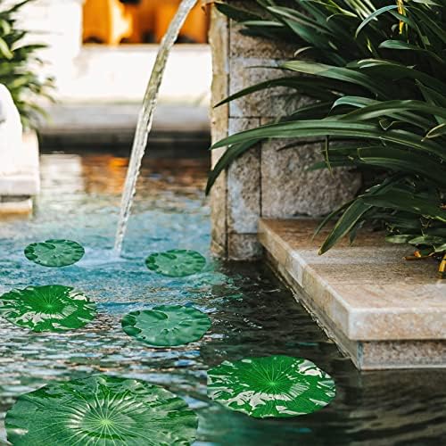 Durable water resistant foam leaves by FFNIU floating in an aquarium setup