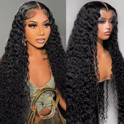 Glulaze 13x6 HD transparent lace frontal close up demonstrating the seamless scalp blending.