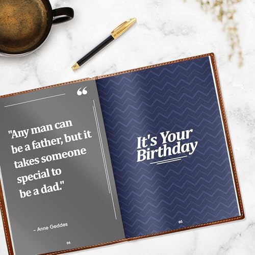 Side profile of Bravebug guided journal for dads