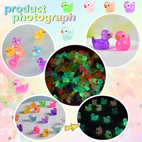 BOOJALOO waterproof miniature ducks displayed next to a ruler for clear size reference