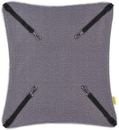 Large kitten crate bed showing the spacious dimensions and structural stitching