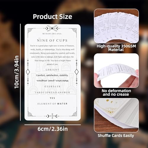 Full set of 78 Classic Tarot Learning Deck cards spread out