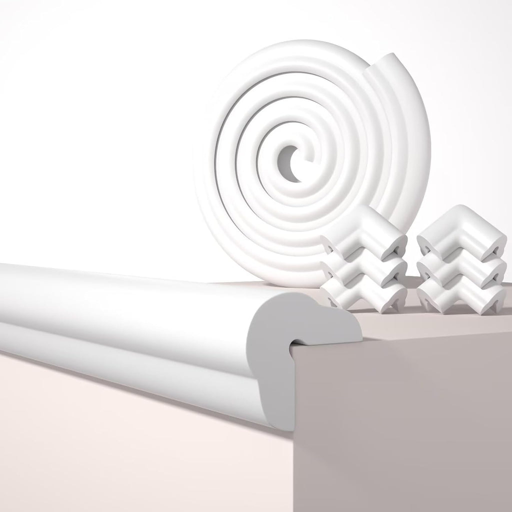 QYV baby proofing edge protector strip and corner guards set