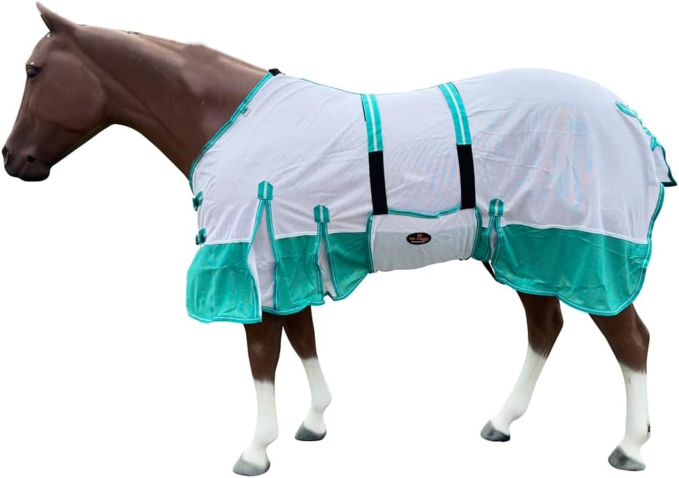 HILASON Fly Sheet for Horses - Summer Mesh UV Protection from Flies and Mosquitoes - Image 12