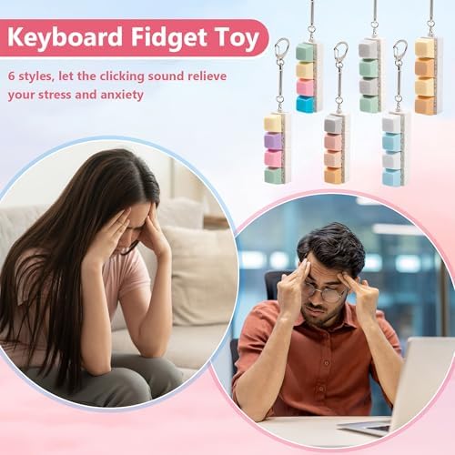 Tactile sensory finger clicker toy in green color variant