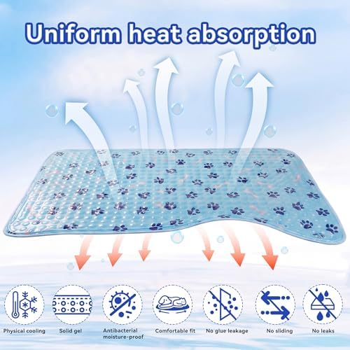 SiniReta portable pet cooling pad folded for travel and storage