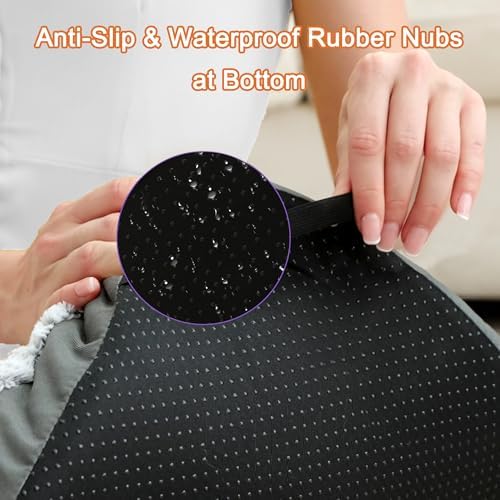POCBLUE pet bed showing the corner straps attached securely to a crate