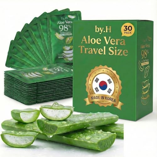 By.H Aloe Vera Gel 30 mini packets box front view