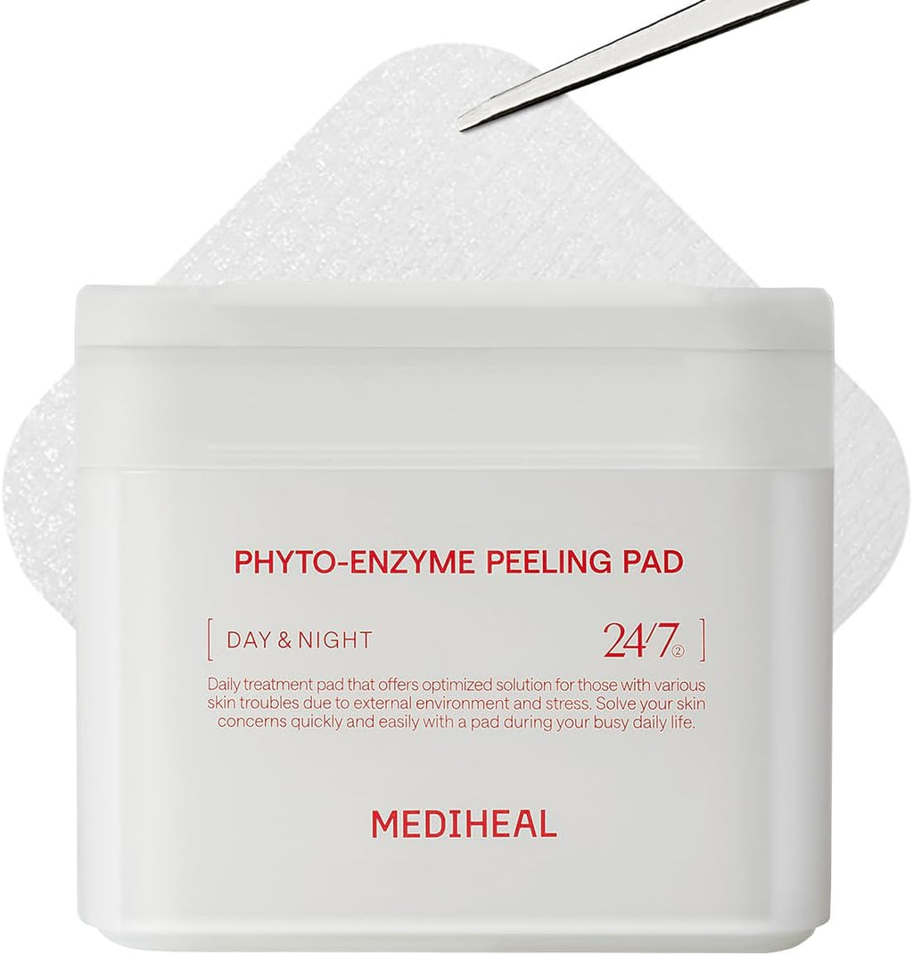Mediheal phyto enzyme peeling pad front view jar packaging