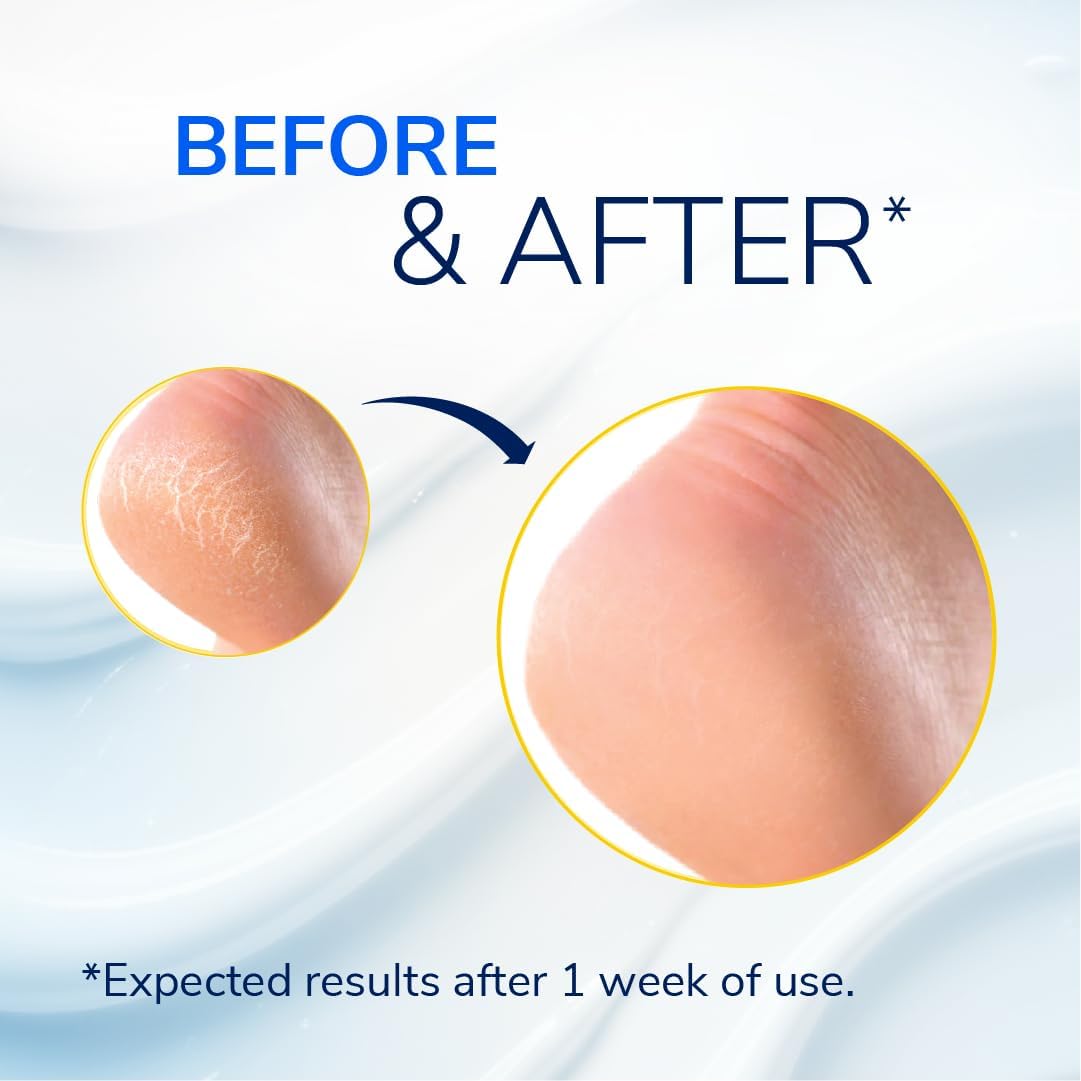 Back packaging of Dr. Scholl's cracked heel repair balm with instructions
