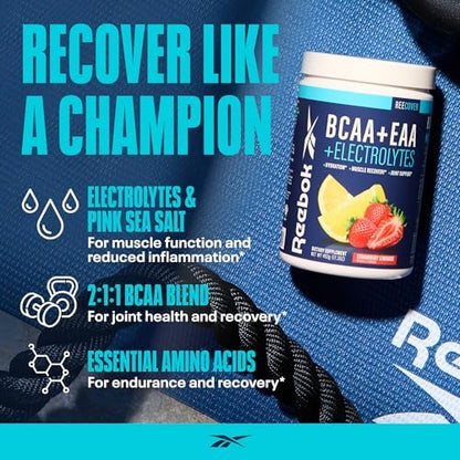 Reebok ReeCover supplement powder texture and scoop