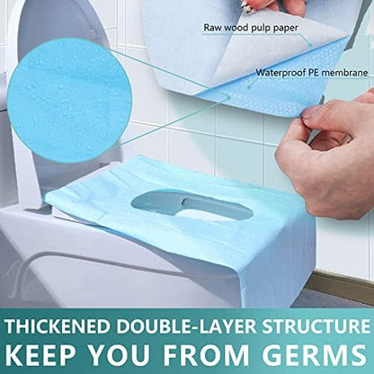Waterproof backing layer demonstration resisting liquid stains and wet restroom surfaces.