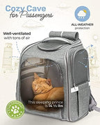 BriskTails travel kitten backpack fully folded flat demonstrating compact storage capabilities.