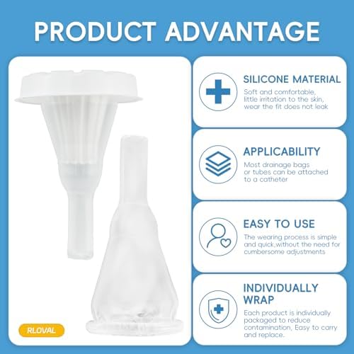 Rloval male external catheter self-adhesive application demonstration