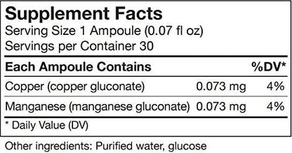 Authentic Unda Gammadyn trace element supplement packaging