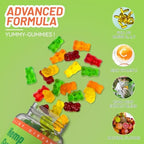 Hooloo eazgoo vegan fruity hemp gummies bottle