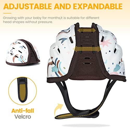 Side profile of IvyWind infant safety helmet showing breathable vent design