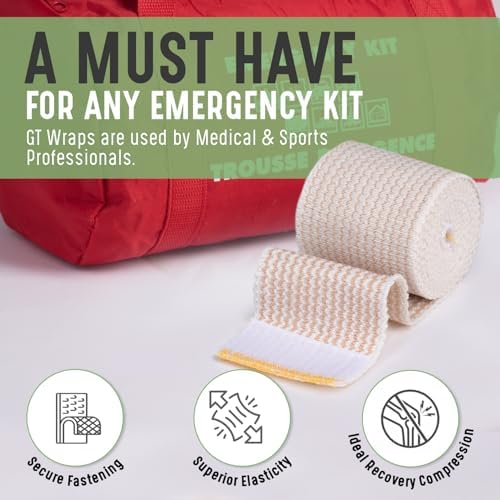 GT brand reusable compression bandage for sports injury recovery
