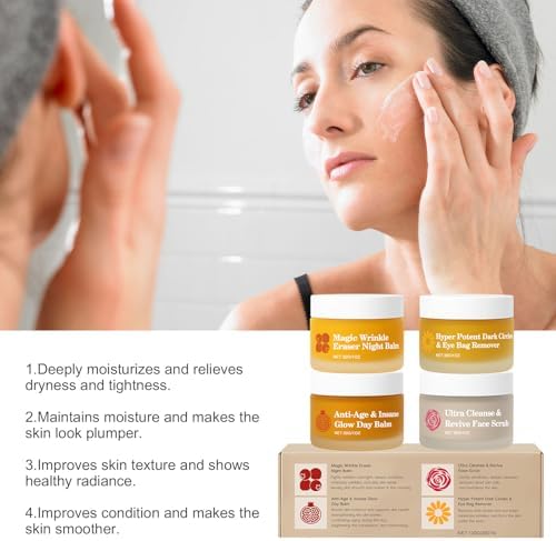 FROYA Organics ultra cleanse face scrub powder formulation for gentle exfoliation.