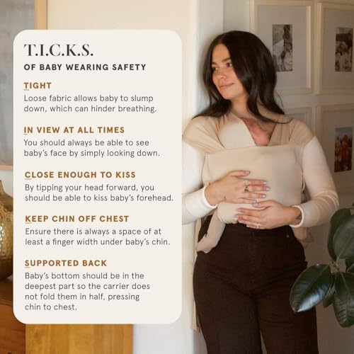 Packaging of the authentic WildBird USA imported newborn wrap