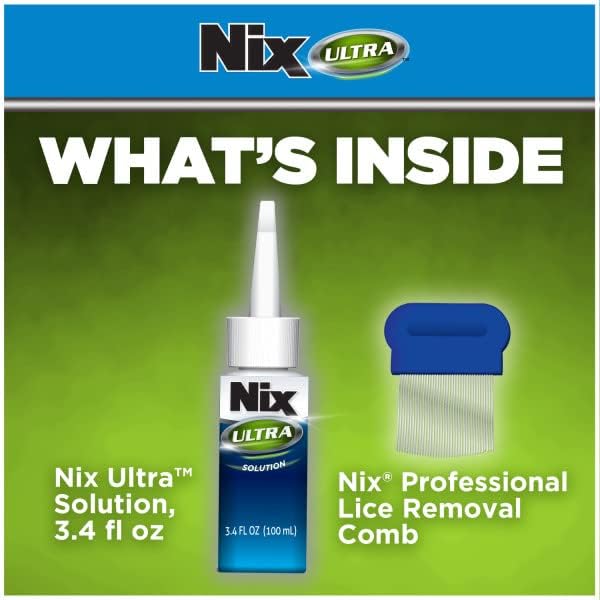 Back of Nix Ultra 2-In-1 package with ingredients and usage directions.