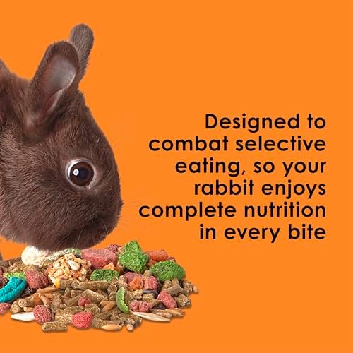 Kaytee Fiesta Rabbit Food package texture and window view