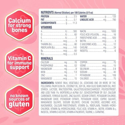 Side view of Enfamil AR twenty seven point four ounce can highlighting DHA benefits