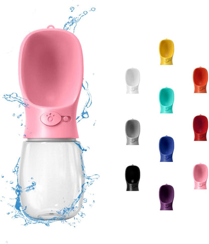 WePet Portable Dog Water Bottle, 19 OZ, Leak Proof Puppy Water Dispenser with Drinking Feeder for Pets Outdoor Walking, Hiking, Travel, Food Grade Plastic - Image 15