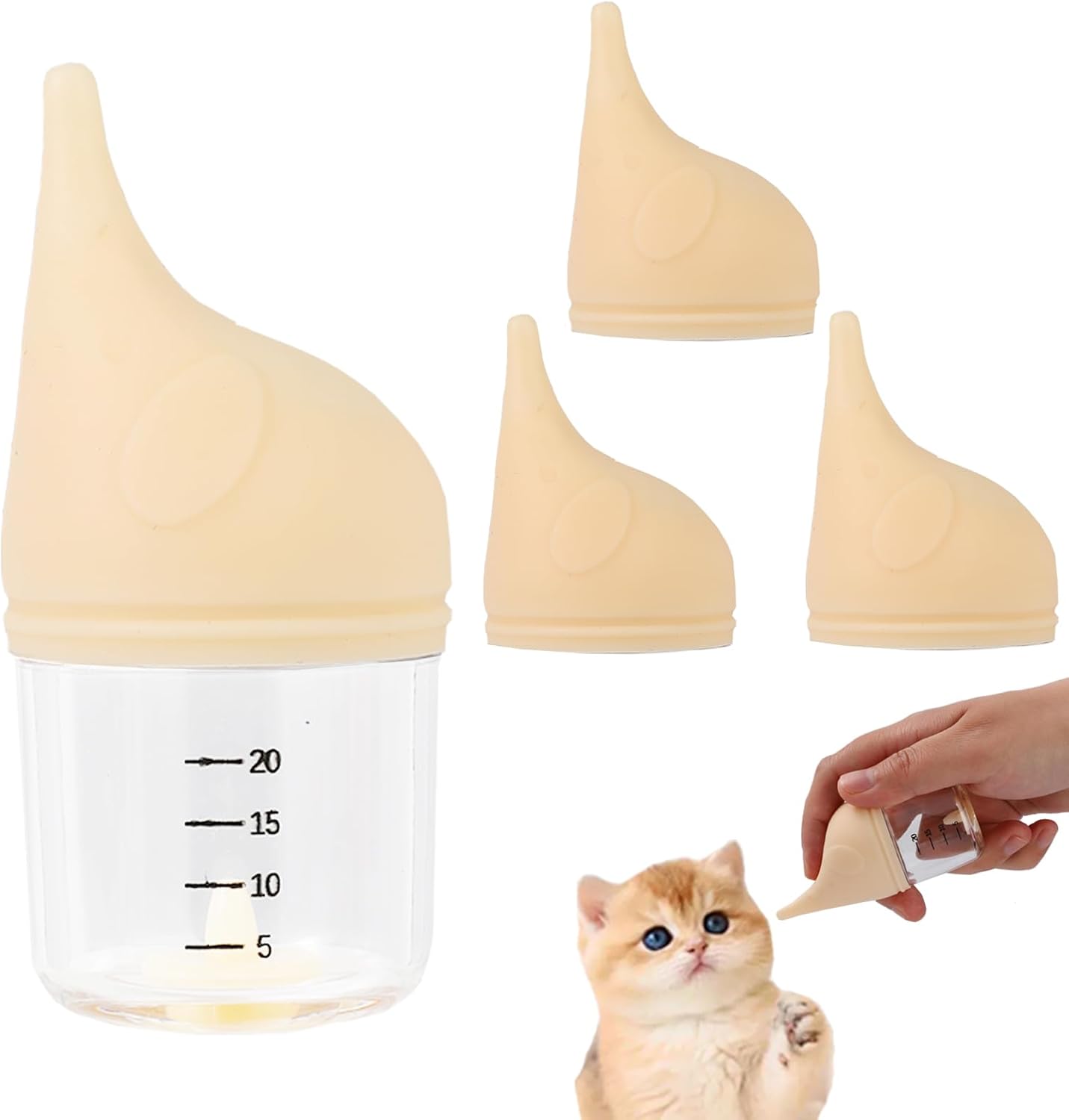 LogFaadCoi imported puppy milk bottle kit for neonate pet care