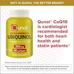 Authentic USA imported Qunol ubiquinol dietary supplement packaging
