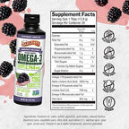 Barlean's blackberry smoothie flax oil bottle cap and seal