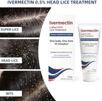 Close up of Taro Ivermectin 0.5% prescription strength label