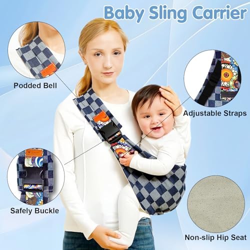 Close up of adjustable straps on Marrlly baby wrap