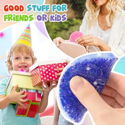 VarietyFidgets Blue and Pink Picking Pads packaging view for kids and adults packaging view