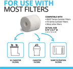 Fluval biological filter media container with label