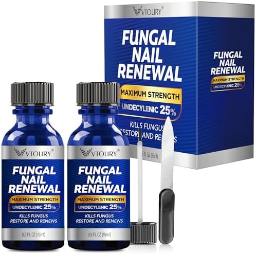 VTROUY Fungal Nail Renewal solution with twenty five percent undecylenic acid formulation label