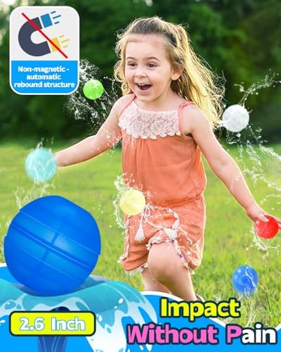 FXCZUZ reusable water splash balls set with mesh storage bag