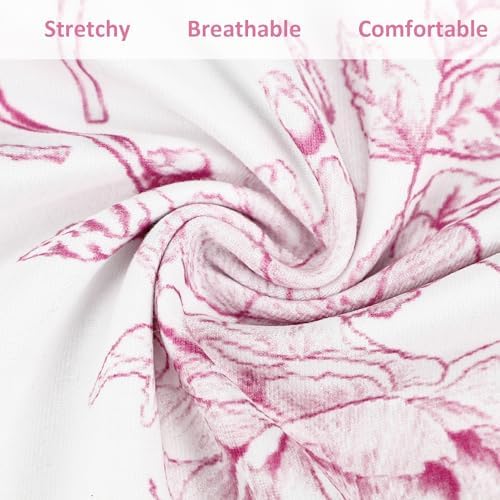 Pink floral nursing pillow cover with hidden zipper detail
