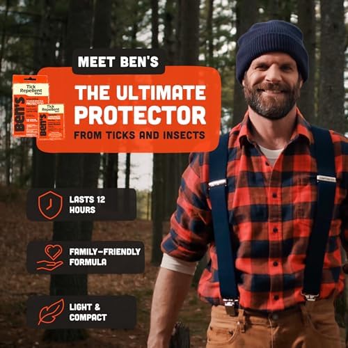 Ben's Picaridin insect repellent individually wrapped wipes showing portable packaging for travel.